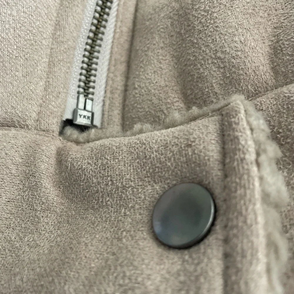 The Fifth Label Moto-Style Faux Suede Sherpa Jacket XS | Australian Brand